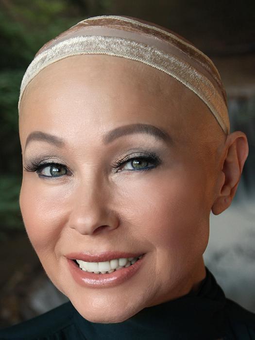 The WigSECURE™ by Amy Gibson will keep your wig on securely all day. COLOR BEIGE/BLONDE.