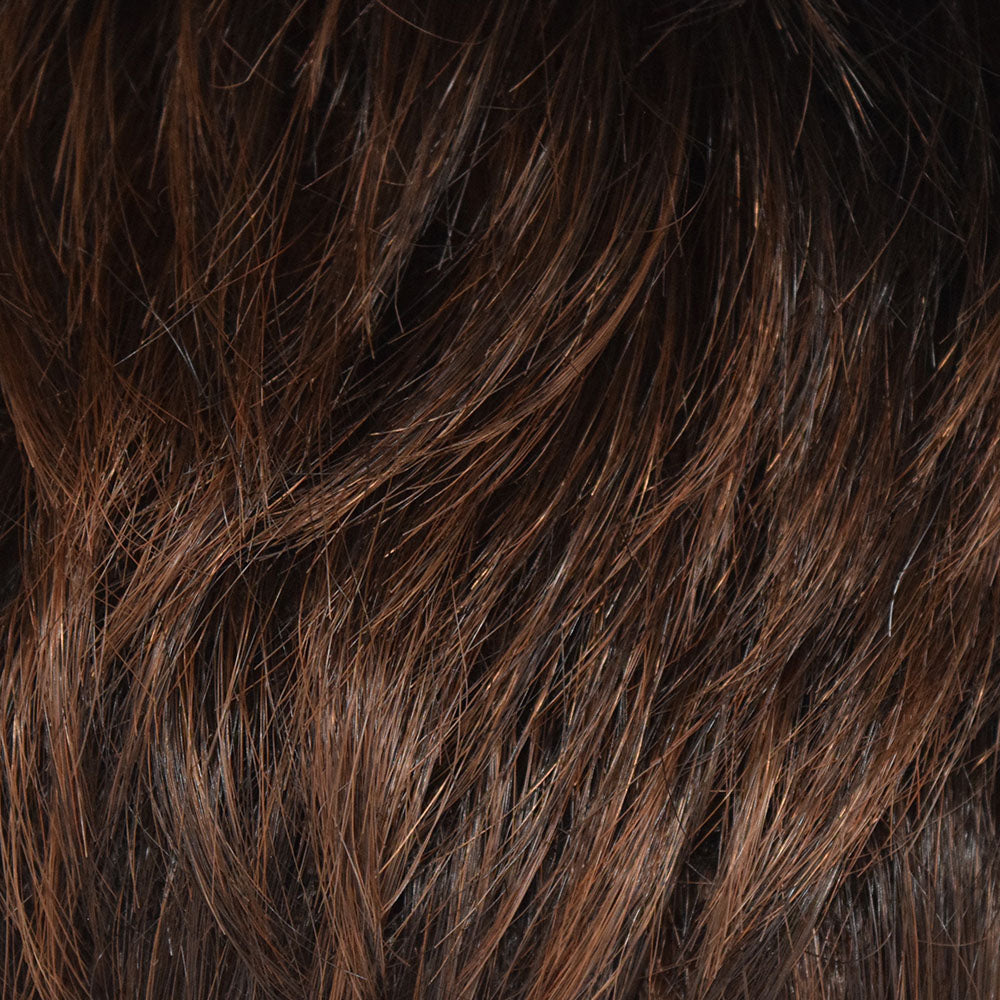 Ginger Brown - DarkBrown, Medium Chestnut Brown highlighted w/ Medium Golden Brown