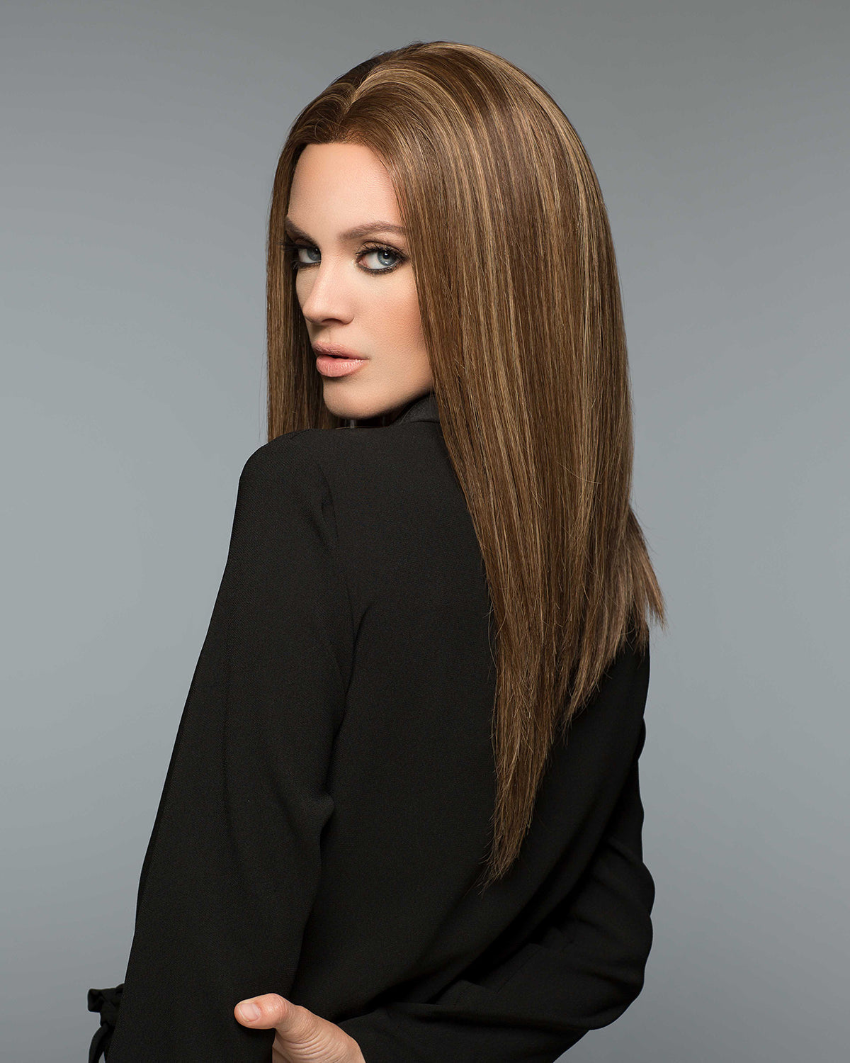 Rocky Road - Chestnut Brown base highlighted Ash Blonde