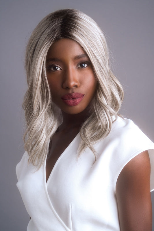 High Heat Mid Wavy Topper Wig - 1037 Alexander Couture Collection