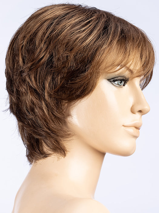 MOCCA ROOTED 830.12 | Medium Brown Blended with Light Auburn and Lightest Brown Blend with Shaded Roots