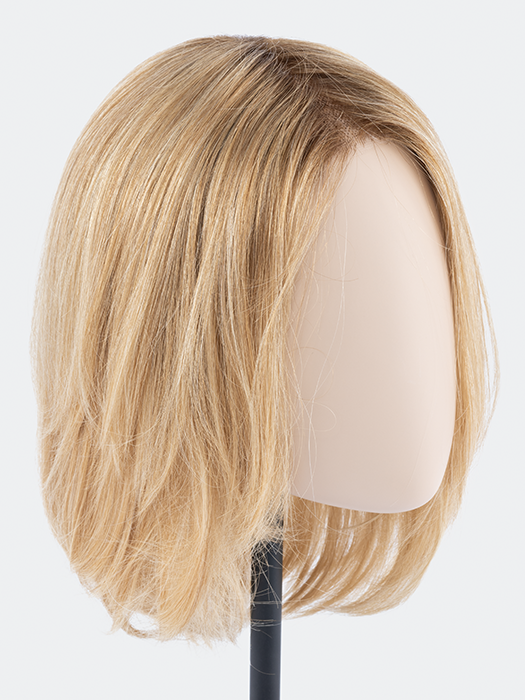 GALAXY by ELLEN WILLE in SANDY BLONDE ROOTED 20.26.16 | Light Strawberry Blonde, Light Golden Blonde and Medium Blonde Blend with Shaded Roots