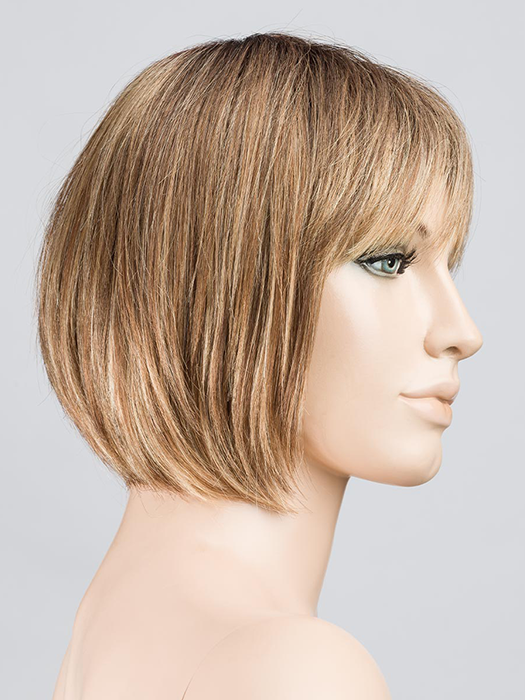 LIGHT BERNSTEIN ROOTED 12.27.26 | Lightest Brown and Dark Strawberry Blonde with Light Golden Blonde Blend and Shaded Roots