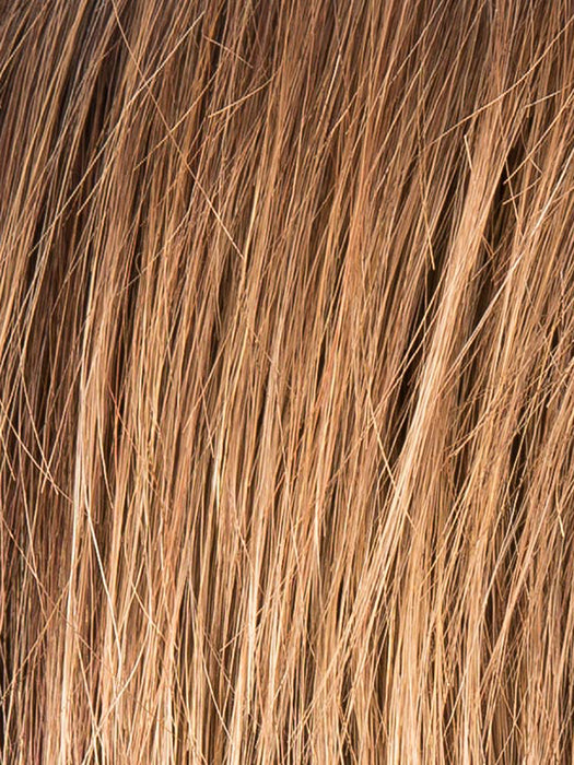 HOT MOCCA ROOTED 830.27.12 | Medium Brown Blended with Light Auburn and Dark Strawberry Blonde with Lightest Brown Blend and Shaded Roots