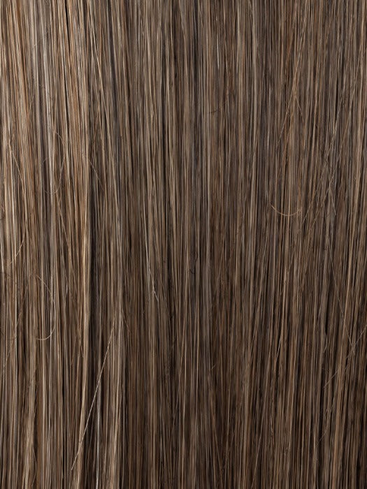 MOCCA ROOTED 12.830.20 | Lightest Brown, Medium Brown, Light Auburn and Light Strawberry Blonde Blend with Shaded Roots