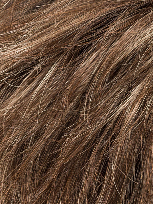 NOUGAT ROOTED 12.20.8 | Lightest Brown and Light Strawberry Blonde with a Medium Brown Blend and Shaded Roots