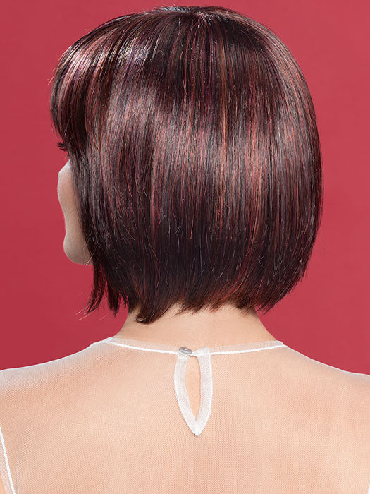 CHANGE by ELLEN WILLE in AUBERGINE MIX 131.133.132 | Darkest Brown with hints of Plum at base, Bright Cherry Red and Dark Burgundy Highlights